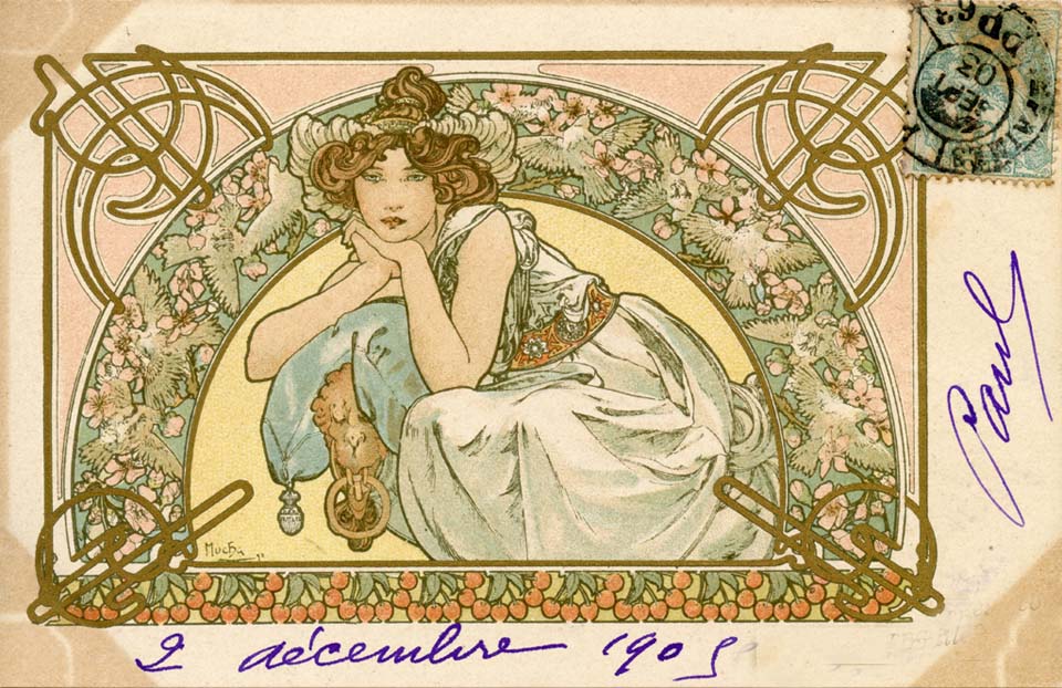 Alfons Mucha affichiste Art Nouveau