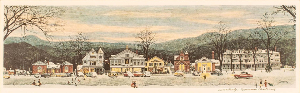 Stockbridge Main Street at Christmas - 1