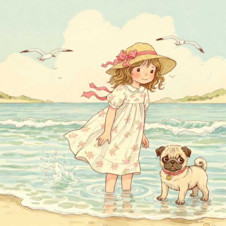 Sarah Kay romantique et pastel