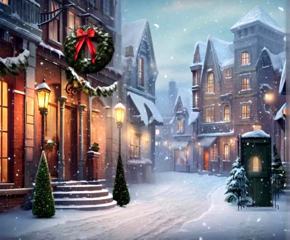 Les toiles de fond de Noël de Papytane