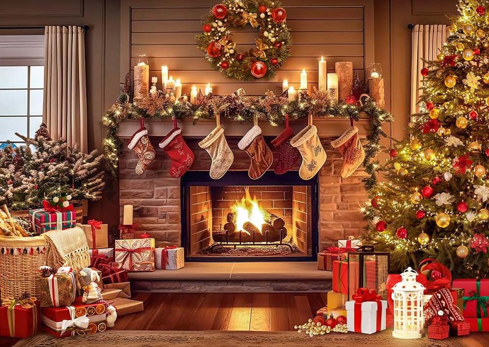 Les toiles de fond de Noël de Papytane