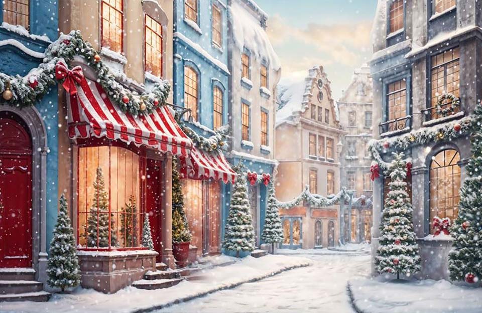 Les toiles de fond de Noël de Papytane