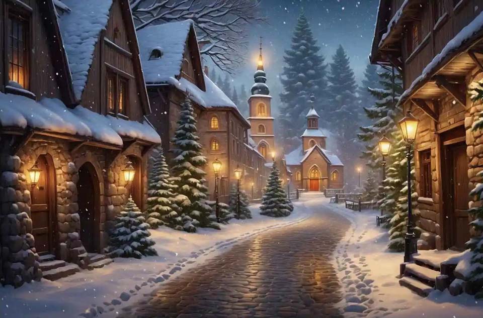 Les toiles de fond de Noël de Papytane