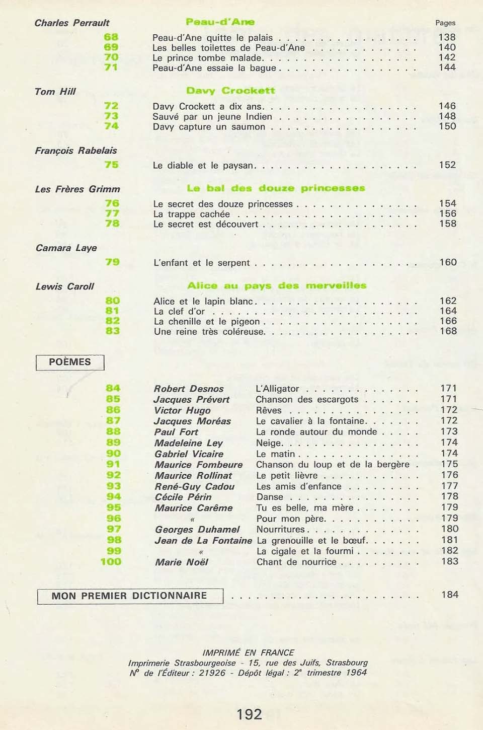 Au pays des contes CE2 (1964)