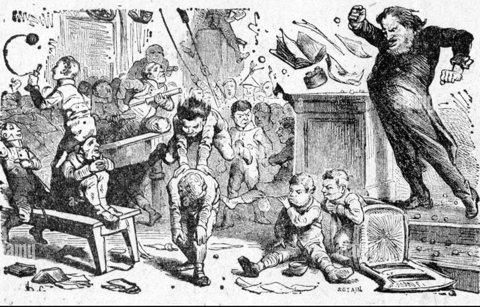 Les bêtises en classe