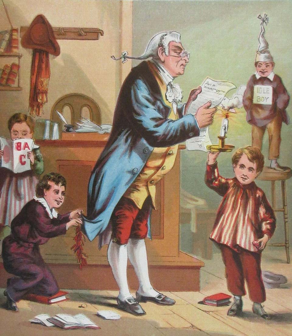 Les bêtises en classe