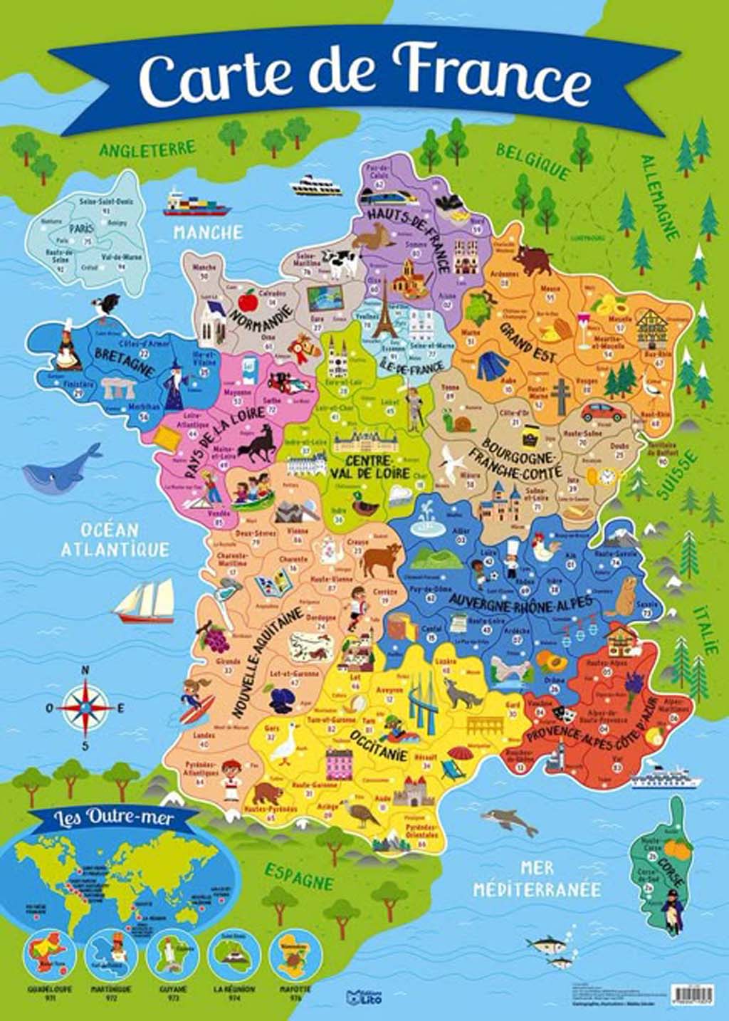 Les cartes de France de Papytane