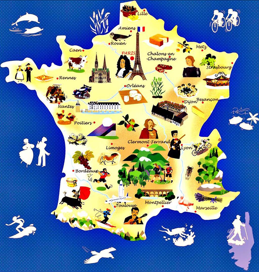 Les cartes de France de Papytane