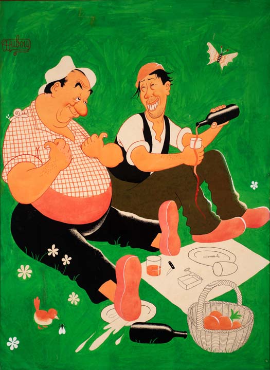 Albert Dubout illustre Marcel Pagnol