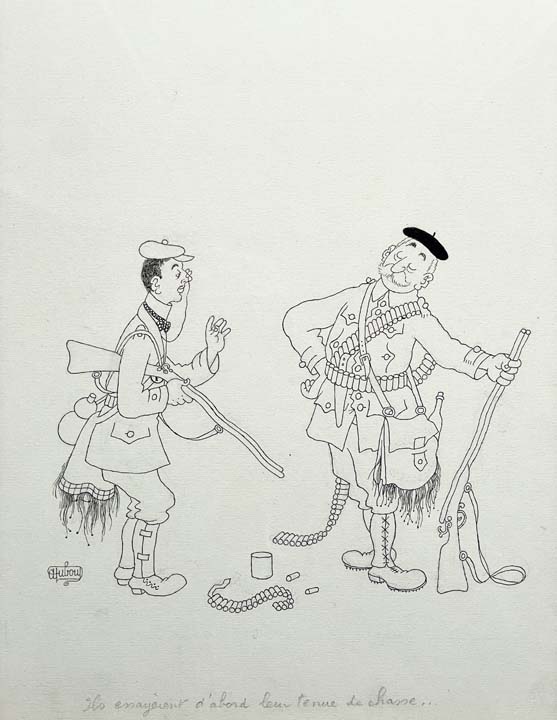 Albert Dubout illustre Marcel Pagnol