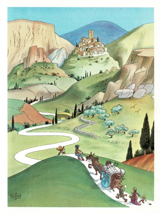 Albert Dubout illustre Marcel Pagnol