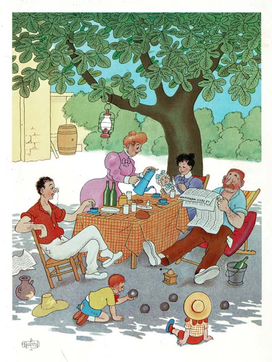 Albert Dubout illustre Marcel Pagnol