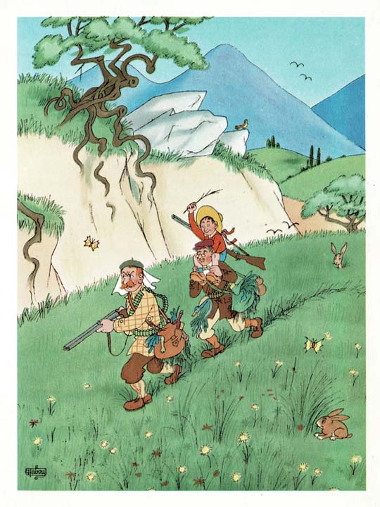 Albert Dubout illustre Marcel Pagnol