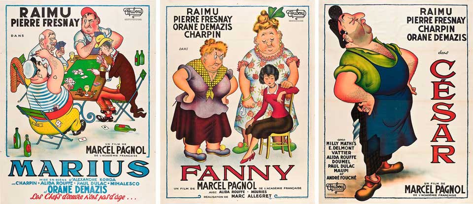 Albert Dubout illustre Marcel Pagnol