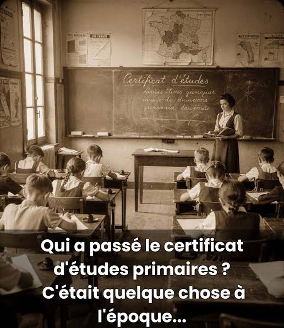 L'école à l'ancienne
