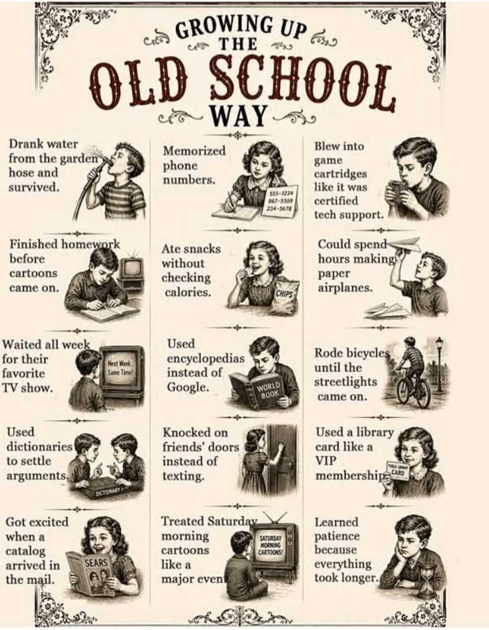 L'école à l'ancienne