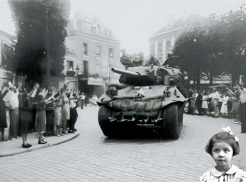 Fernande en 1944 libération de Le Raincy Villemomble