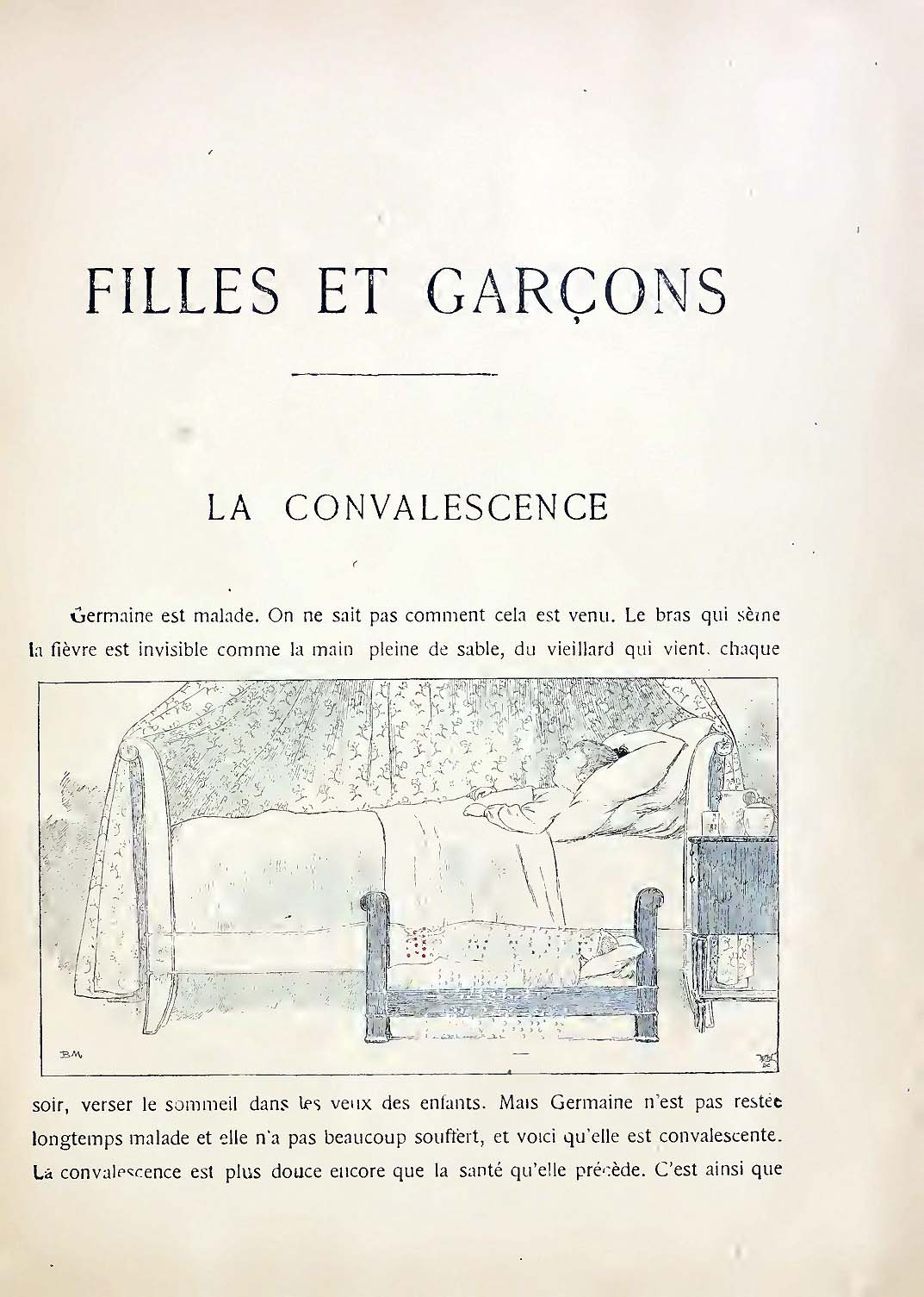 Filles et garçons, scènes de la ville et des champs