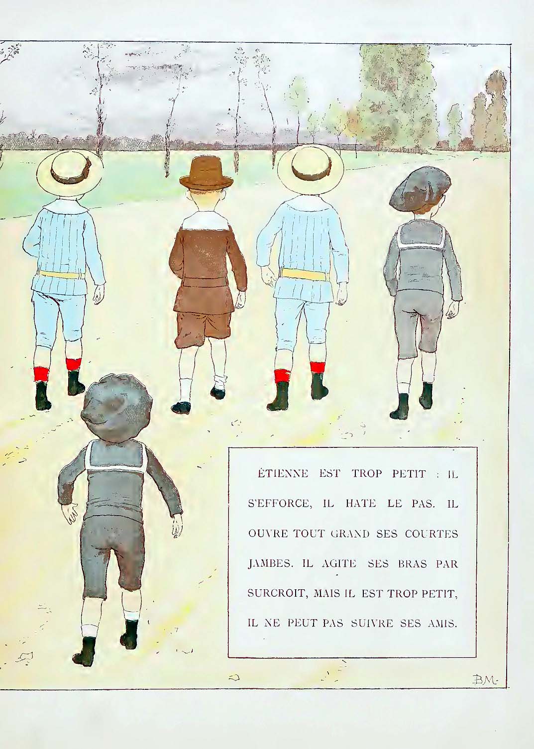 Filles et garçons, scènes de la ville et des champs