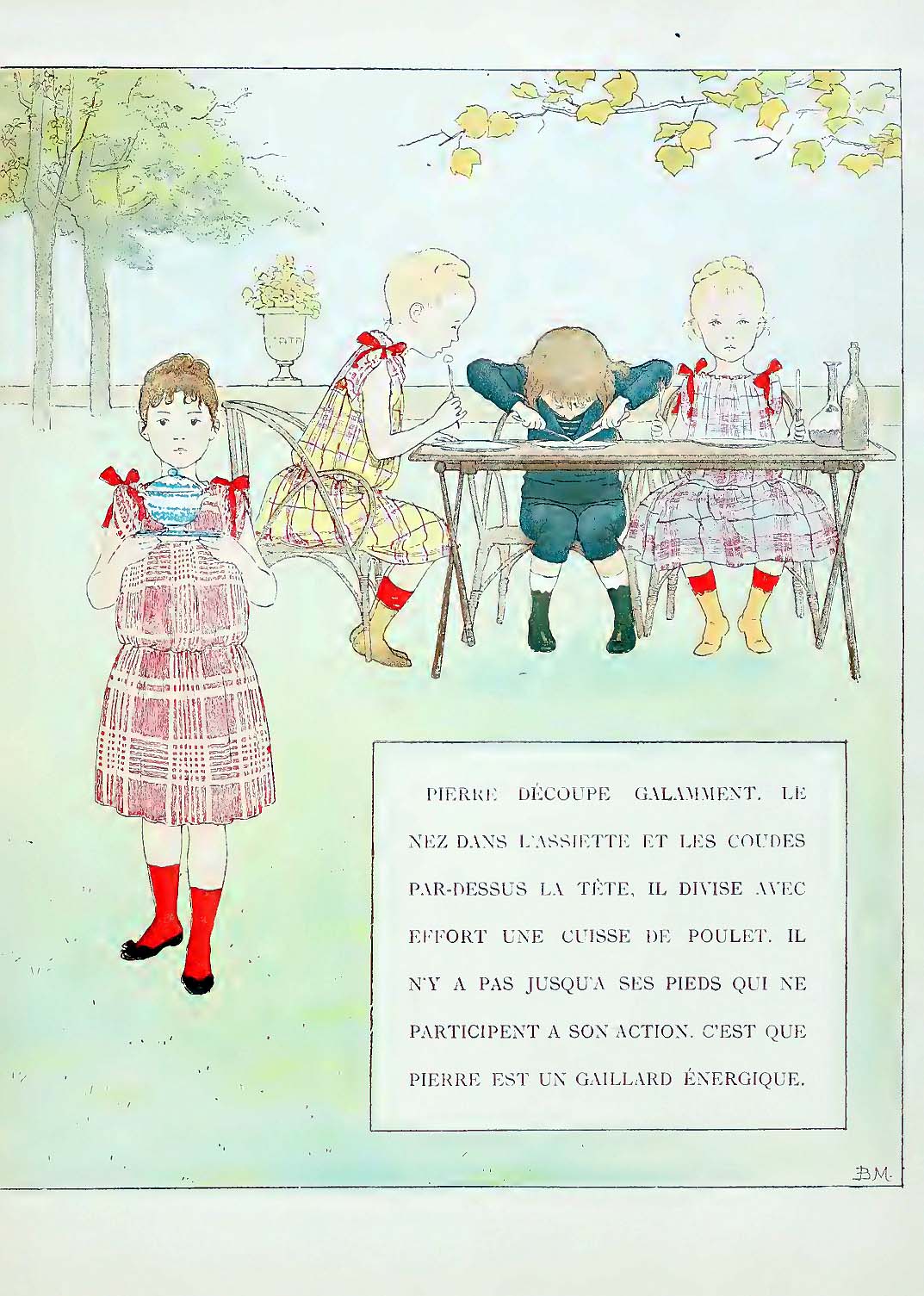 Filles et garçons, scènes de la ville et des champs