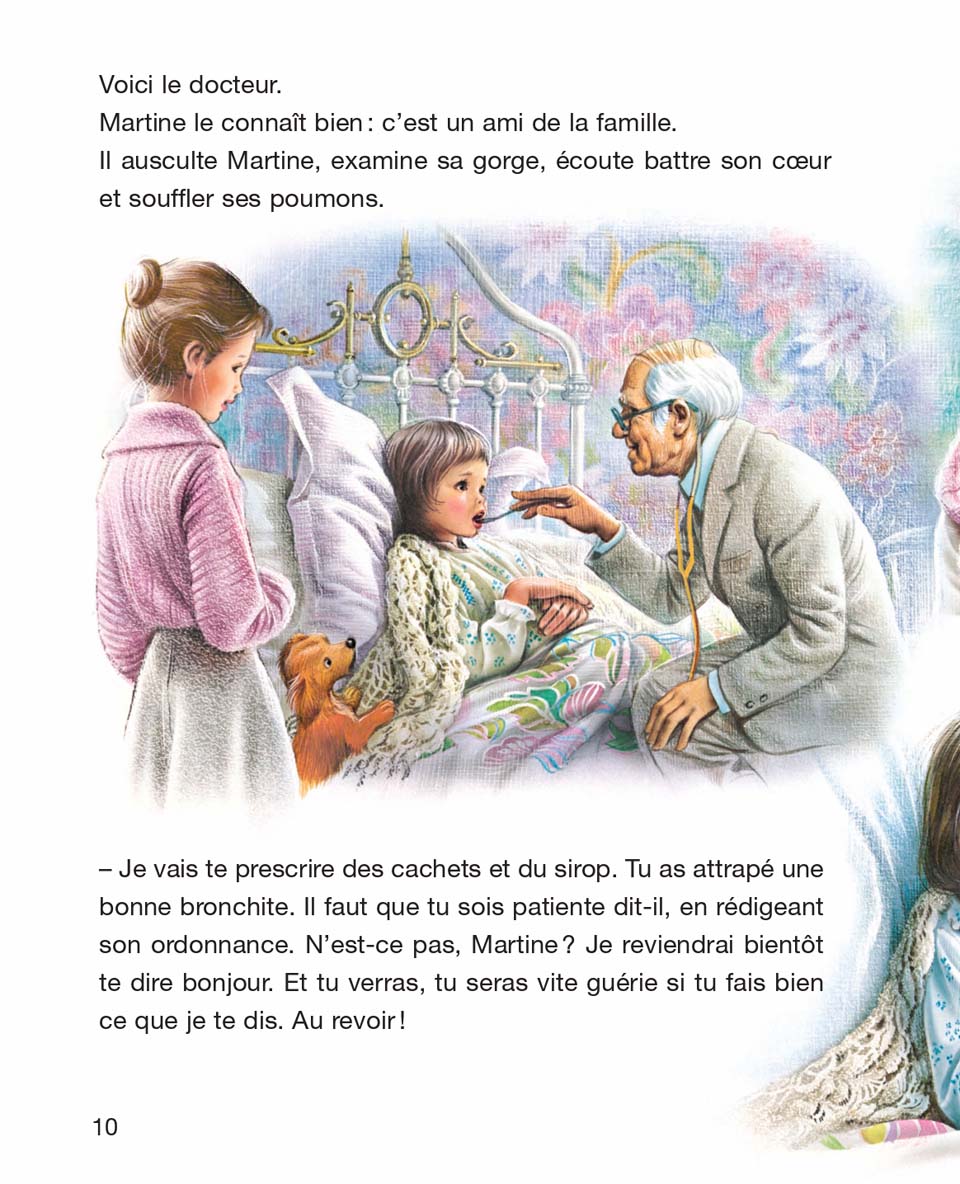 Martine est malade