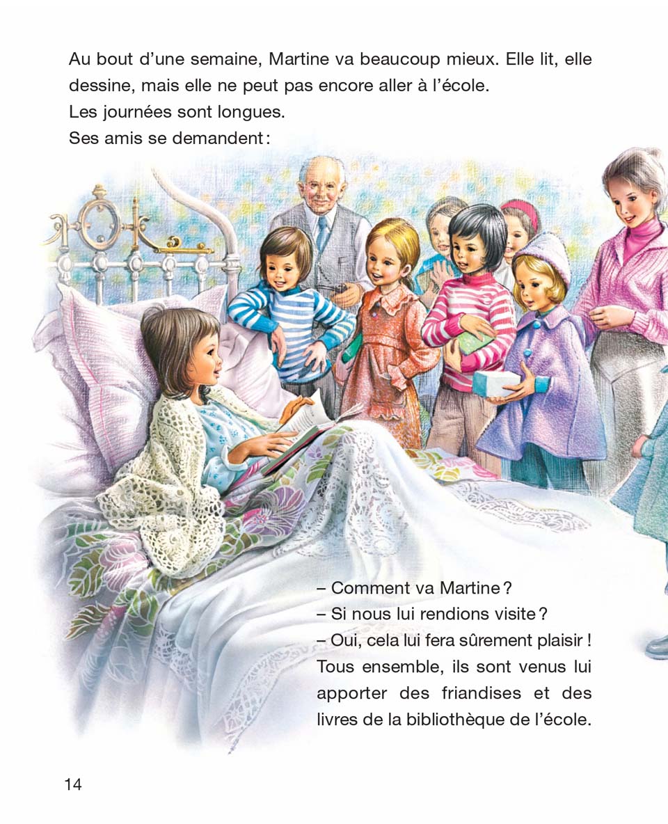 Martine est malade