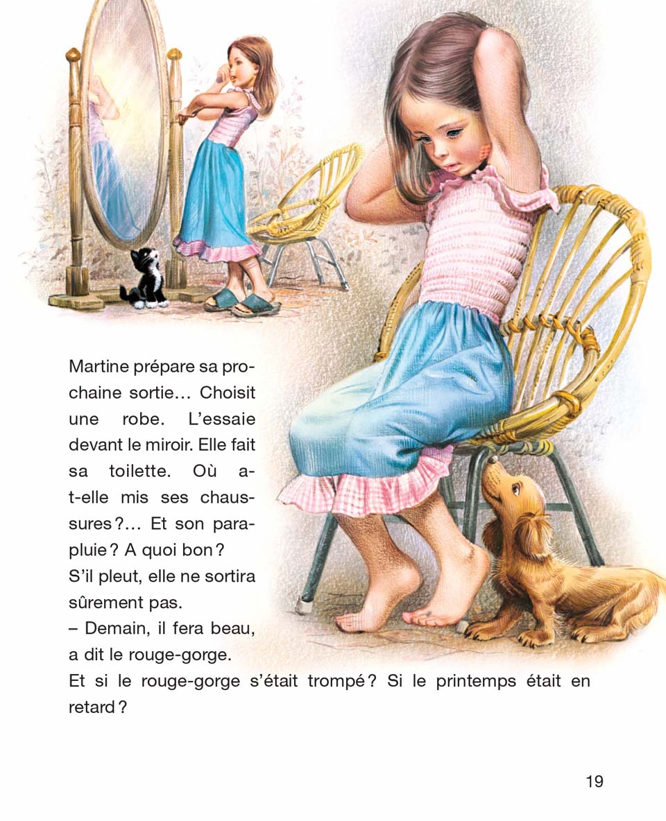 Martine est malade
