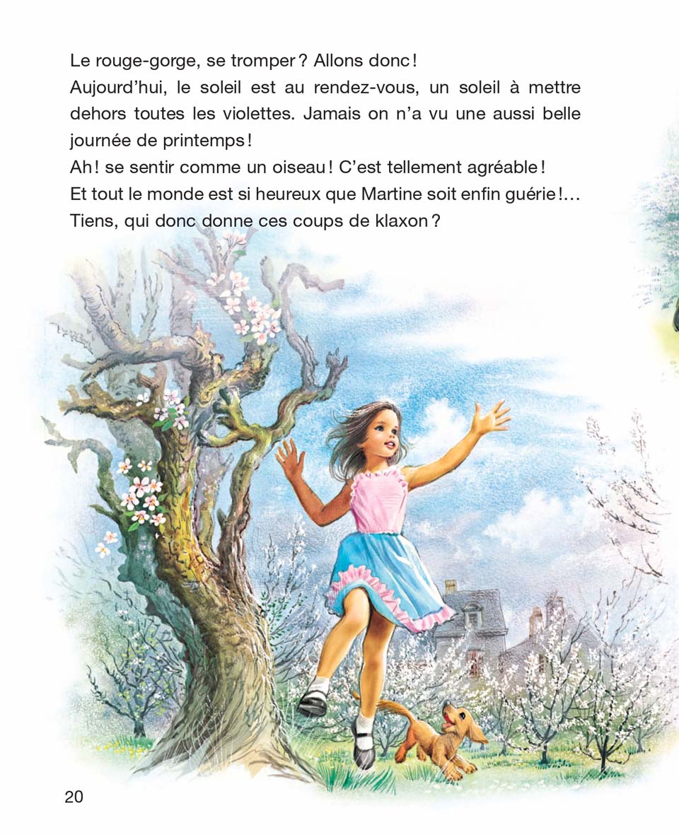 Martine est malade