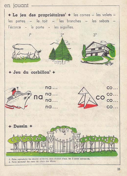 Au pays merveilleux CE1 (1965)