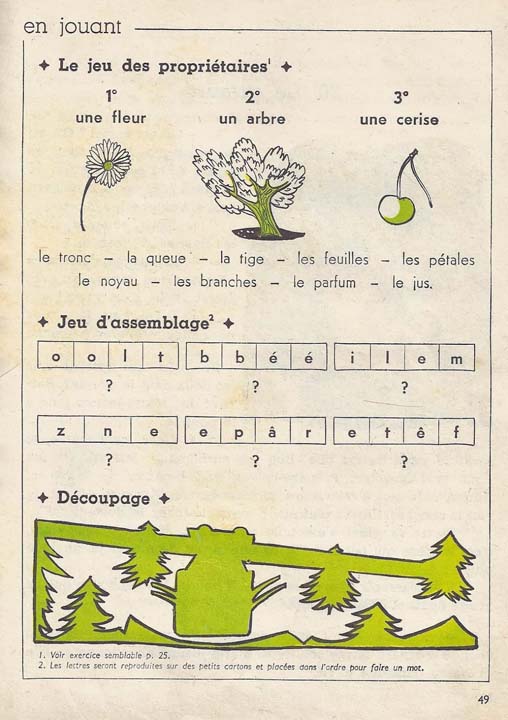 Au pays merveilleux CE1 (1965)