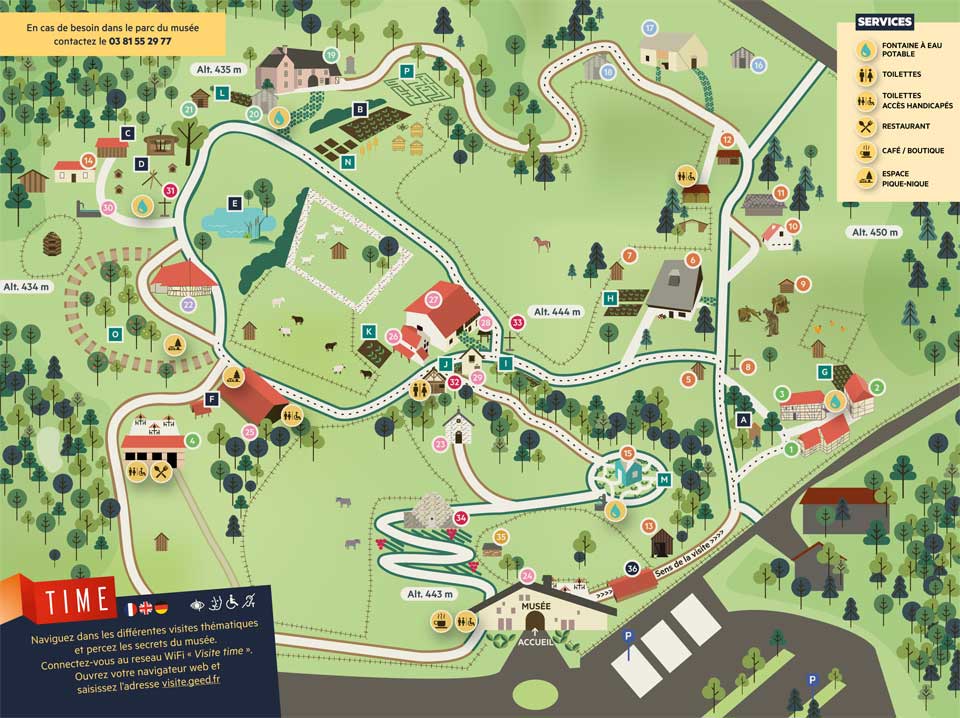plan du musée-parc