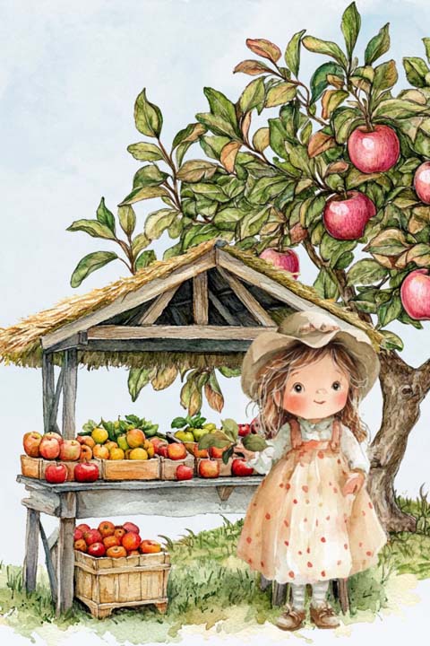 La cueillette des pommes