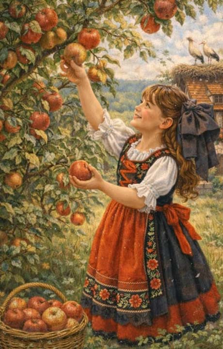 La cueillette des pommes