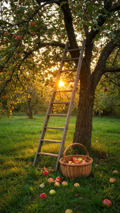 La cueillette des pommes