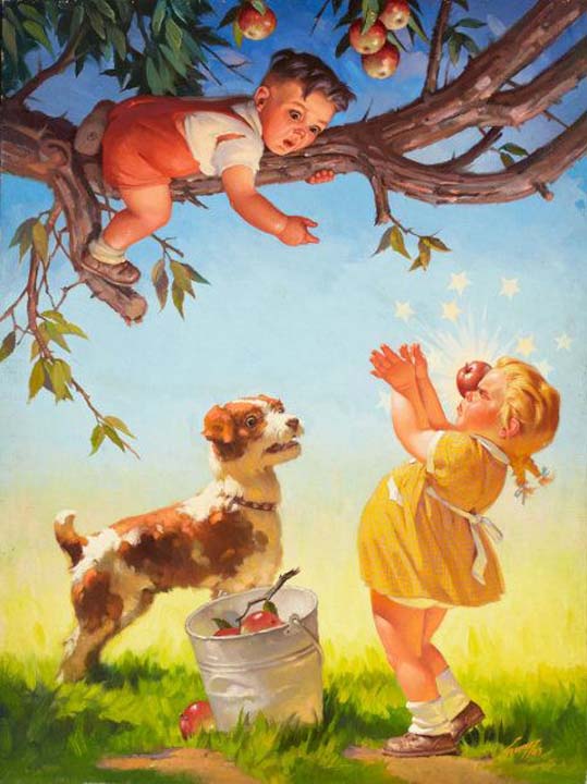 La cueillette des pommes