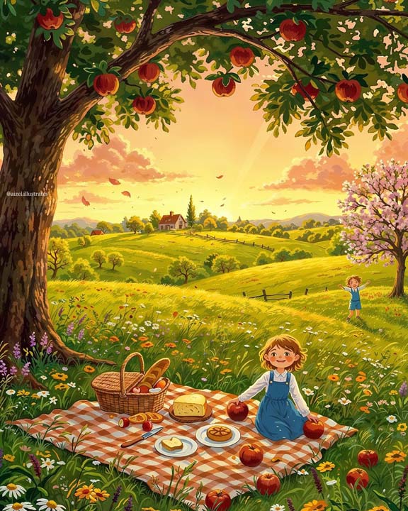 La cueillette des pommes