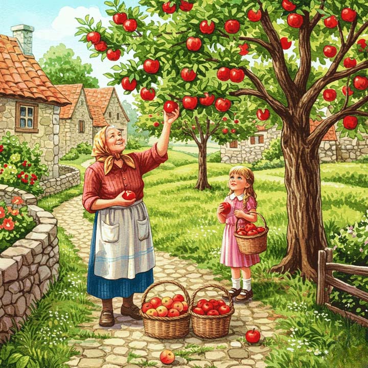 La cueillette des pommes
