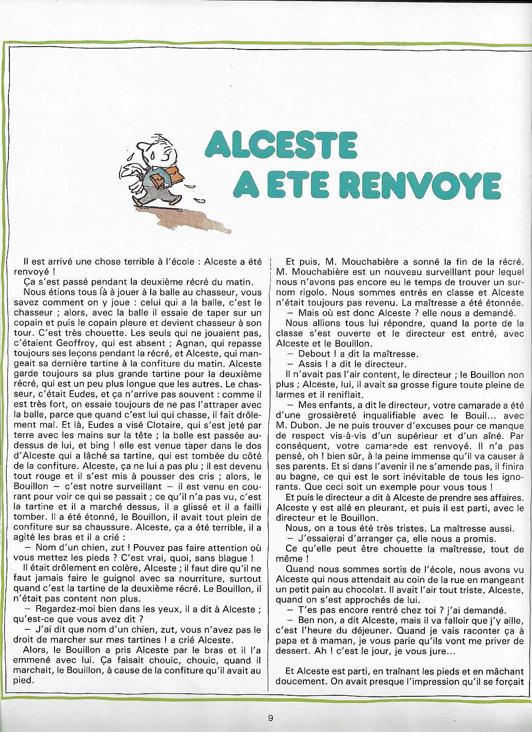 Les récrés du petit Nicolas