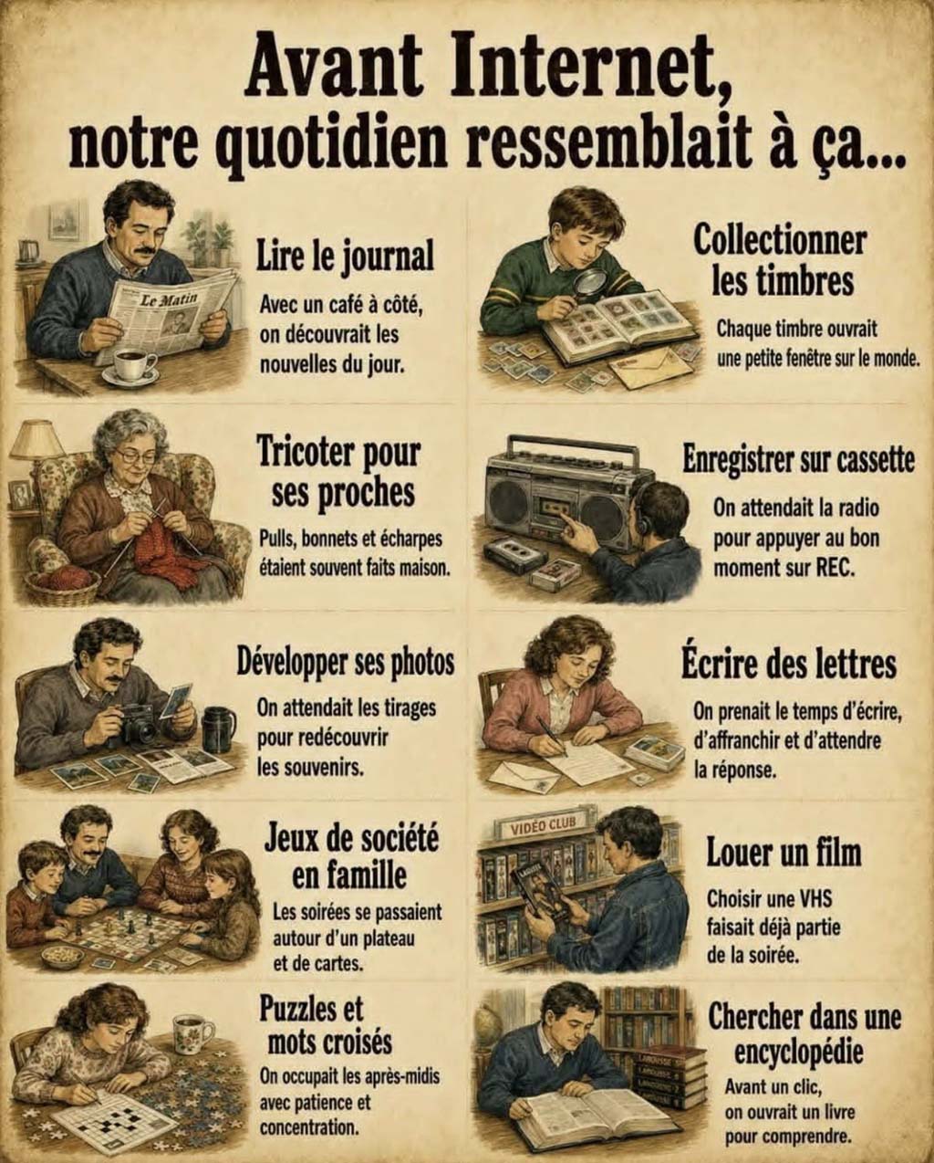 Réflexions nostalgiques de grand-mère