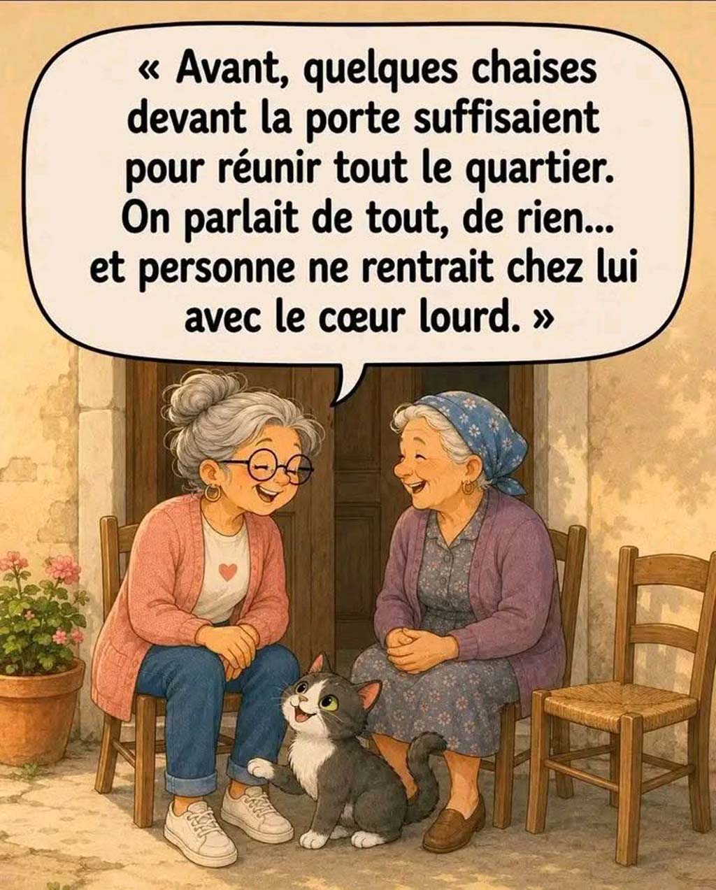Réflexions nostalgiques de grand-mère