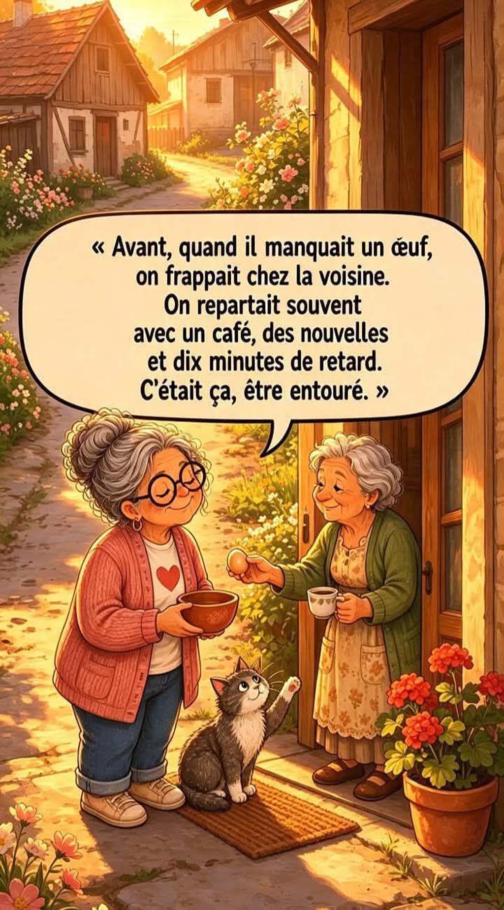 Réflexions nostalgiques de grand-mère