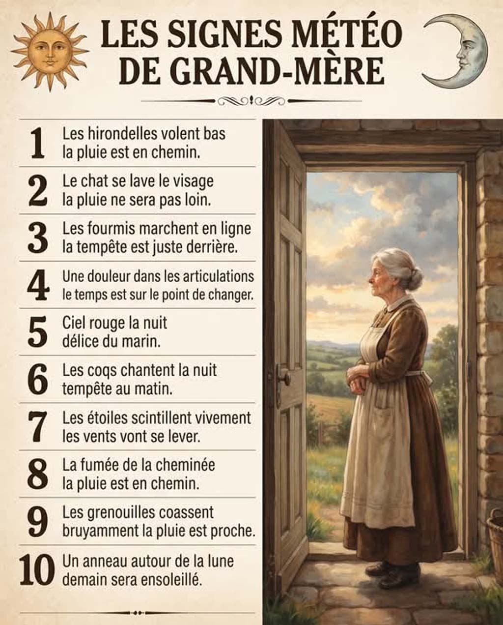 Réflexions nostalgiques de grand-mère