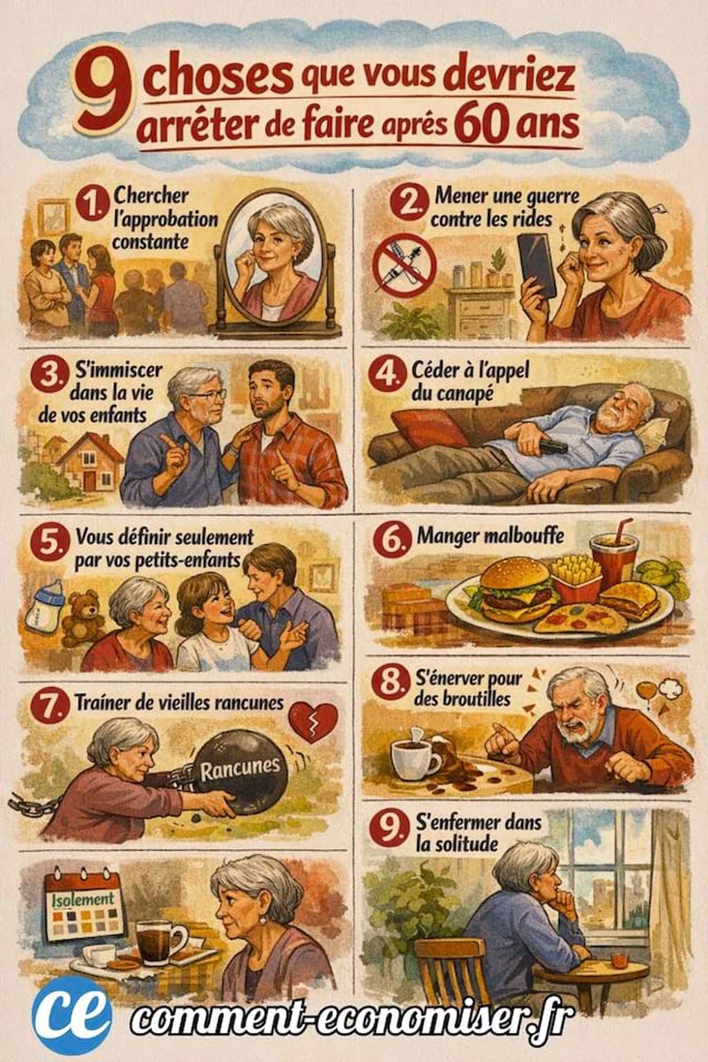 Réflexions nostalgiques de grand-mère