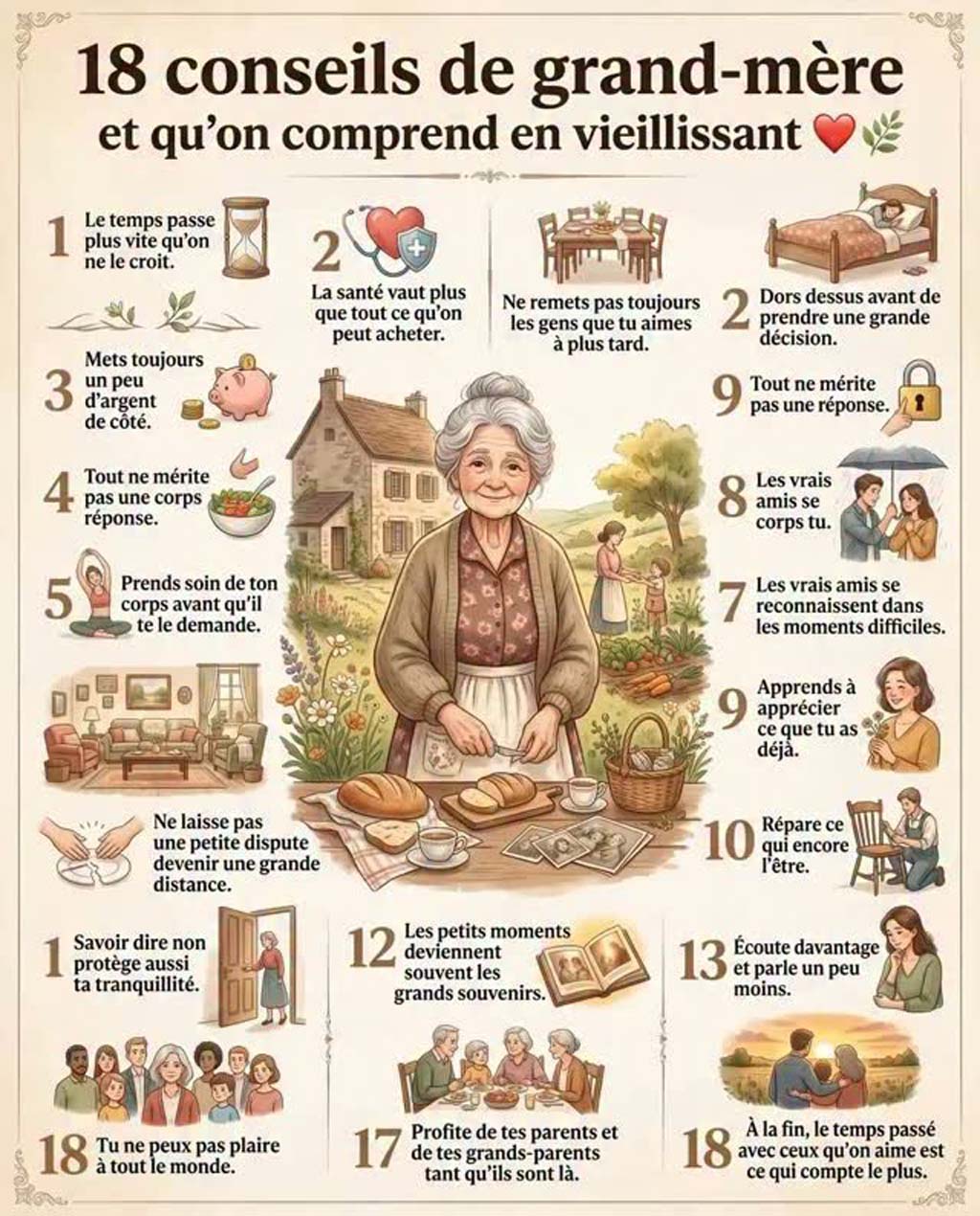 Réflexions nostalgiques de grand-mère