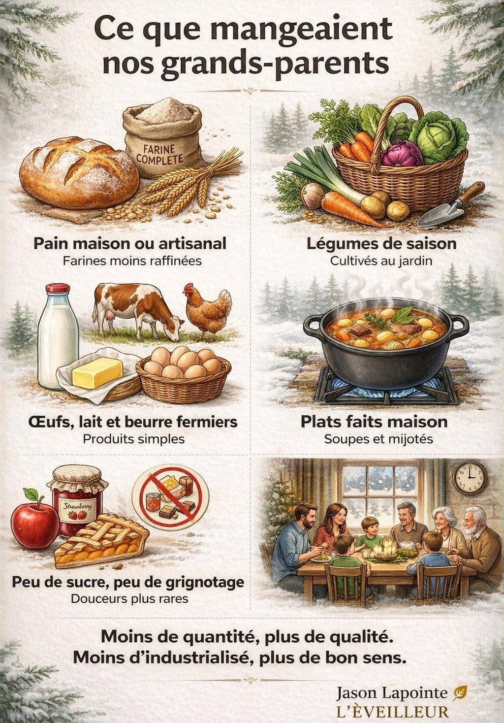 Réflexions nostalgiques de grand-mère