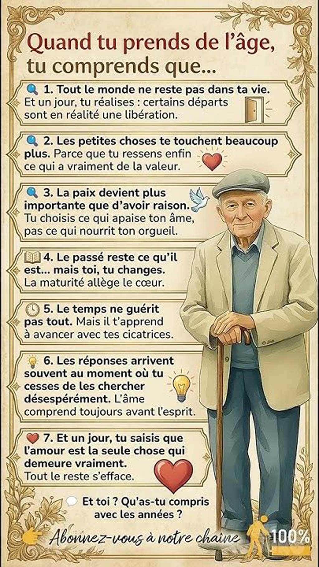 Réflexions nostalgiques de grand-mère