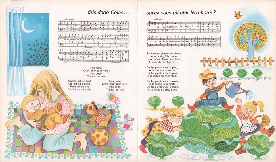 Rondes enfantines illustrées par Monique Gorde