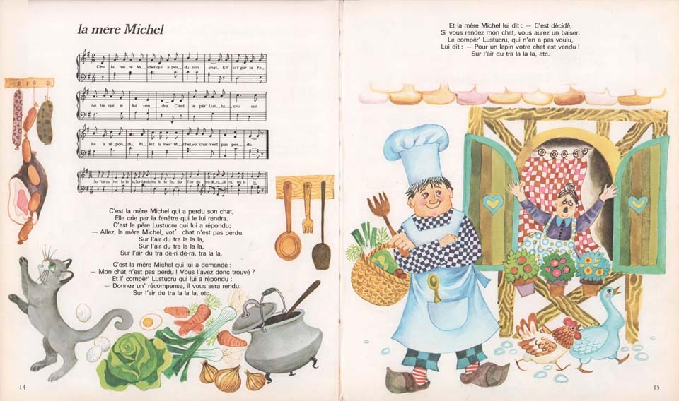 Rondes enfantines illustrées par Monique Gorde