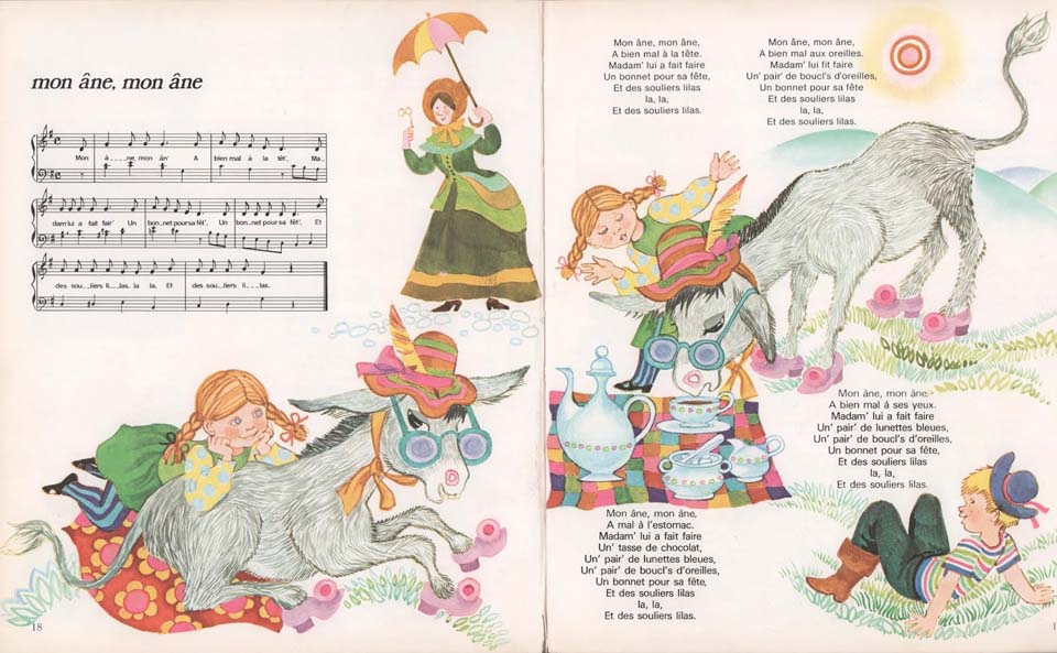 Rondes enfantines illustrées par Monique Gorde