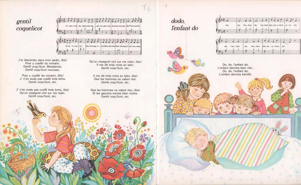 Rondes enfantines illustrées par Monique Gorde